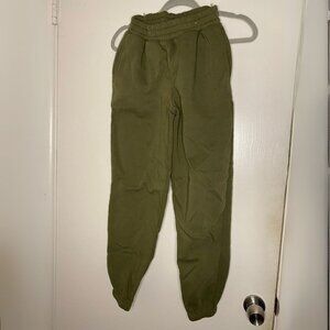 Love Streak Olive Green Jogger Sweatpants Size S
